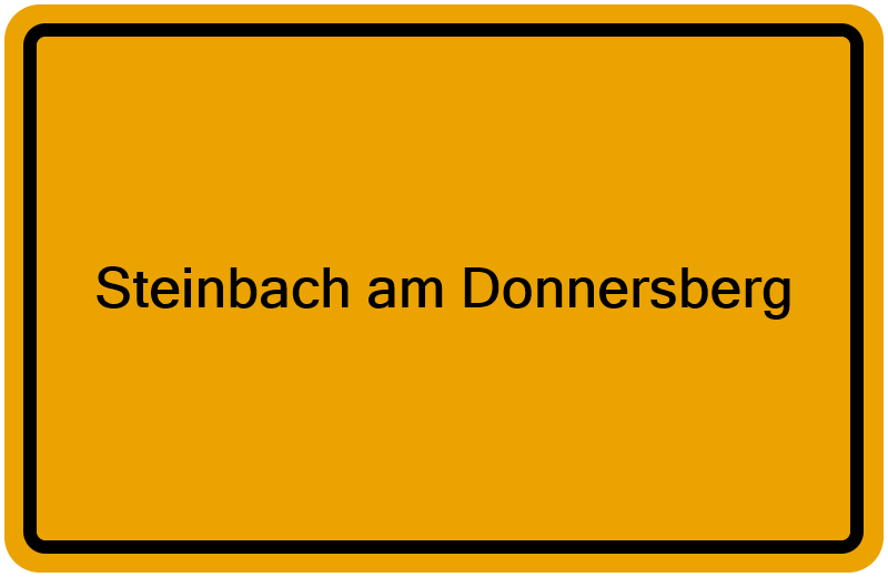 Handelsregisterauszug Steinbach am Donnersberg